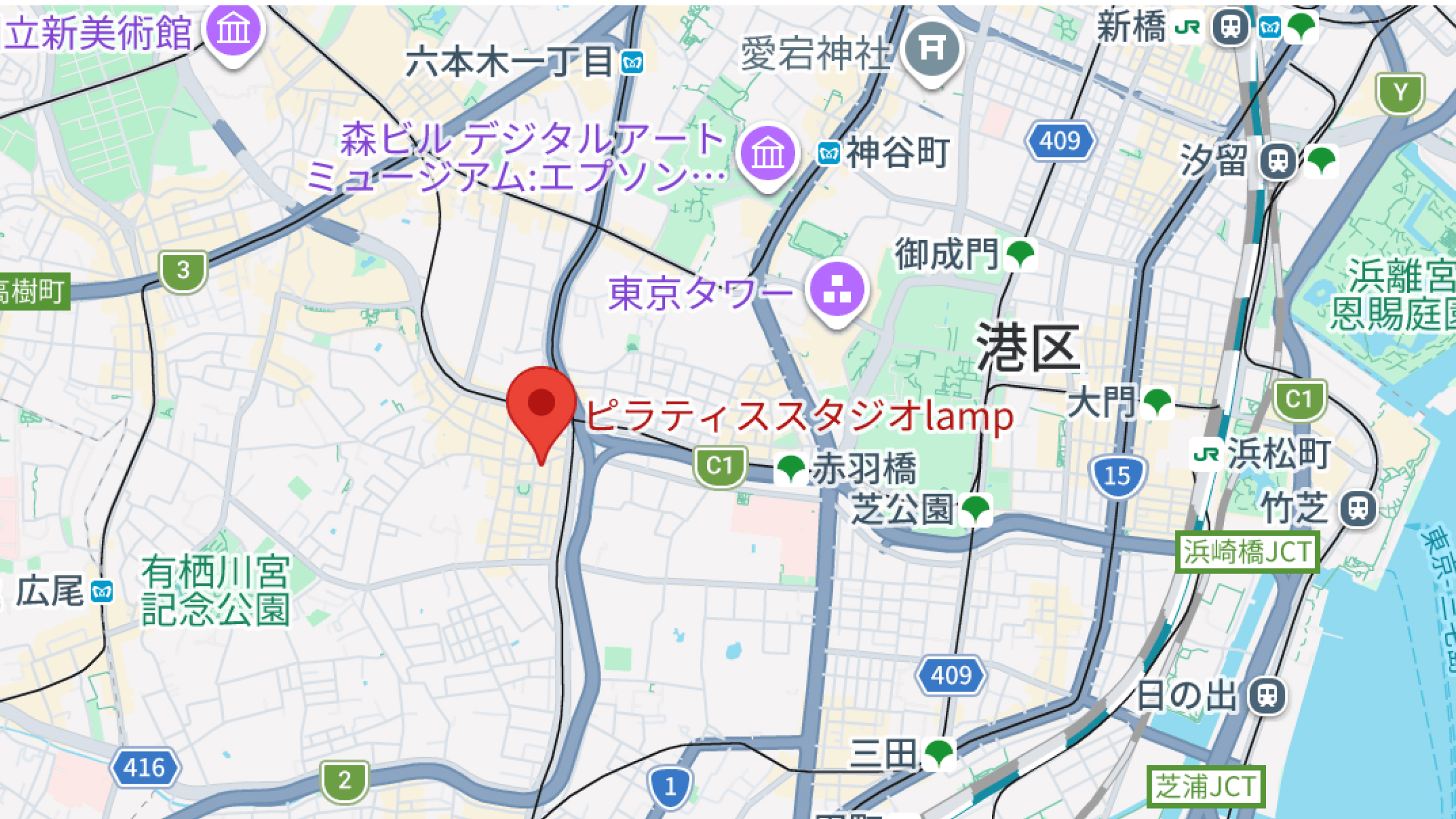 麻布十番駅から徒歩1分